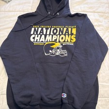 Champion Brand Michigan Wolverines 2023 National Champions Hoodie Size S New