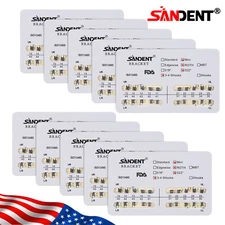 200 pcs Dental Orthodontic Metal  Braces Bracket Mini Roth 345 Hooks 022"Slot #2