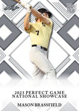 Mason Brassfield 10-Count Lot 2023 Leaf Perfect Game Nike All-American Rookie