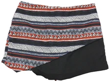 Elodie Mini Skirt L Skort Cowgirl Western Southwest Boho Festival Micro Woven*