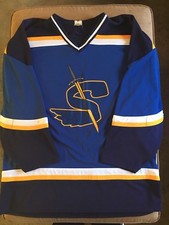 Athletic Knit - #13 Sabres Hockey Jersey Men's Size XL - Double shoulders/elbows
