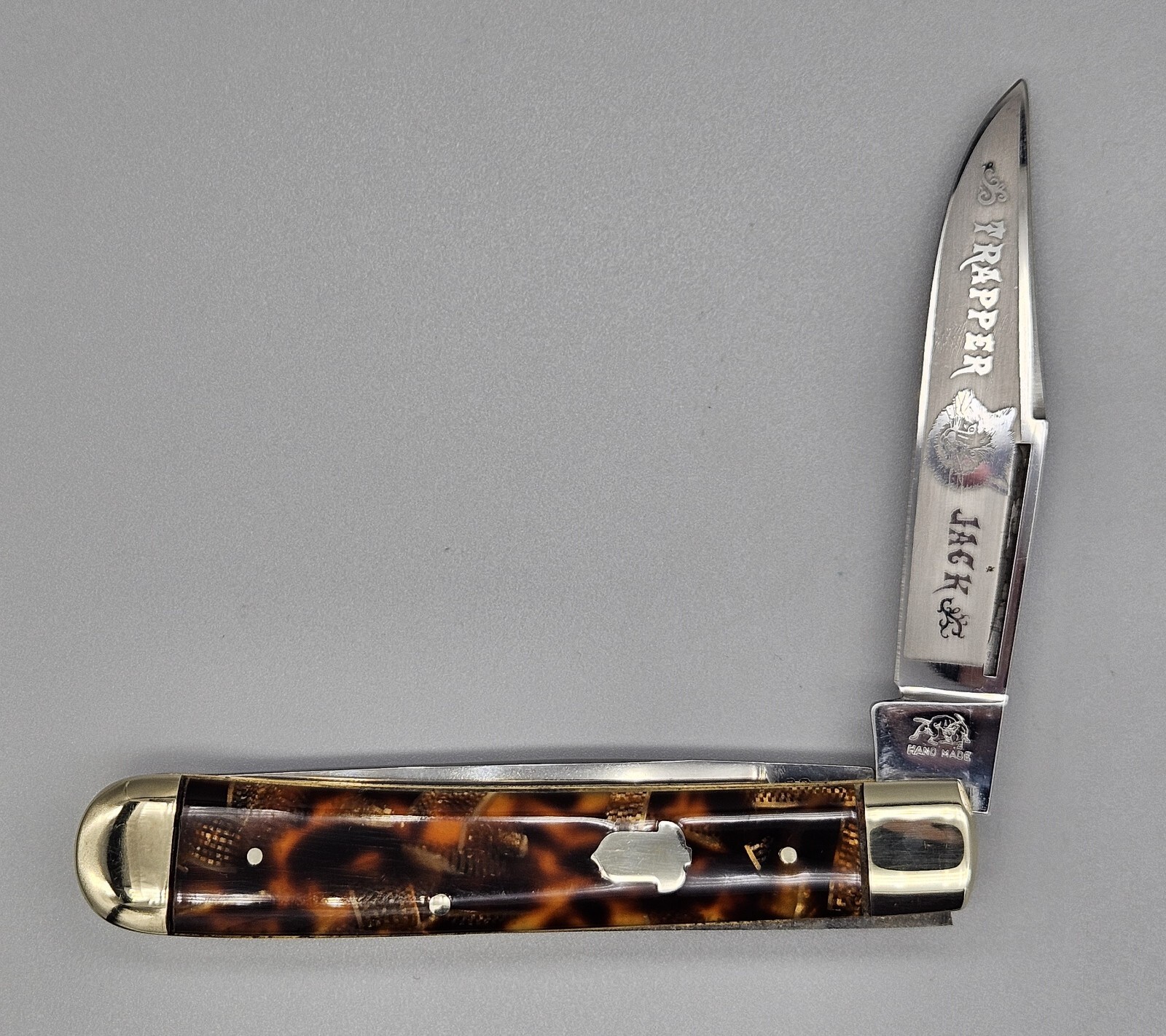 Vintage Bulldog Brand 1st Gen BKC 133 Trapper Jack Duck Feather 2 Blade