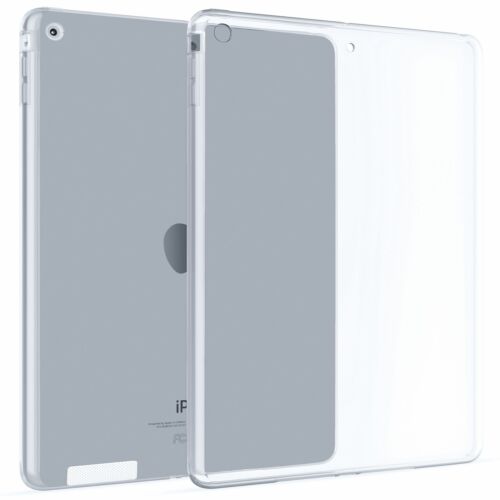 Transparent Étui Silicone Coque Housse Cover pour Apple iPad 2, 3, 4 en Clair - Photo 1 sur 6