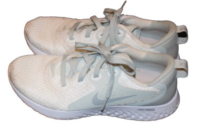 S15) AA1626 101 NIKE REACT SNEAKER LAUFSCHUH FITNESSSCHUH SCHUH GRAU Gr. 38,5