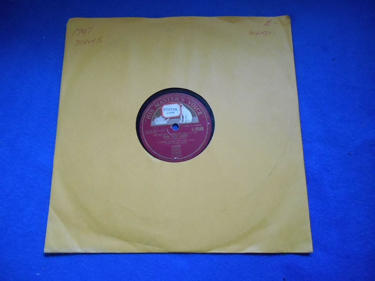 英78RPM/SP Lionel Hampton And The Nat King Cole Trio / Esquire All American Award Winners Jivin With Jarvis / Buckin The Blues B958 Lionel Hampton And The King Cole Trio / Esquire All-American