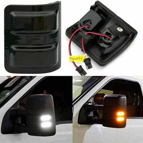 Switchback LED Side Mirror Marker Light Lamp For 08-16 Ford F250 F350 Super Duty - Picture 3 of 12