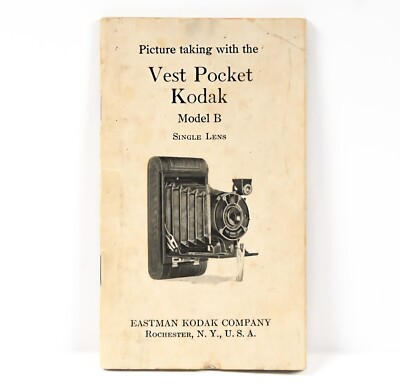 VEST POCKET KODAK Model B Camera Operating Manual - M23