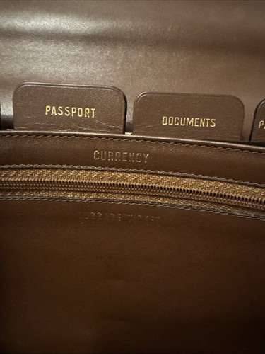 Vintage Bally Italian Leather Travel Wallet New - Picture 8 of 11