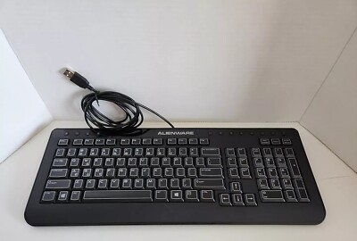 Dell Alienware Multimedia Slim Gaming Keyboard USB SK-8165 Ships Fast TESTED