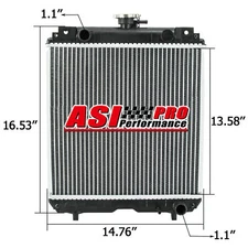 Aluminum Core Excavator Radiator For Kubota U25S U25-3S RB411-42300#RB41142300