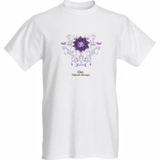 PURE COTTON YOGA UNI SEX TSHIRT, OM SYMBOL, 132 cm, 52", 2X LARGE SIZE, NEW,AUST