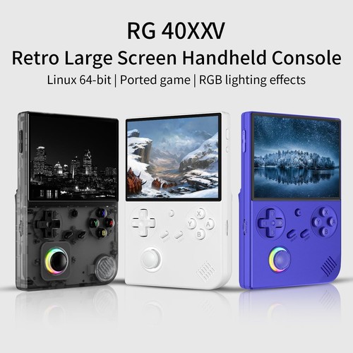 RG40XXV Retro Handheld Game Console, Linux OS Built-in 64G+128G TF Card Retro... - Picture 2 of 8