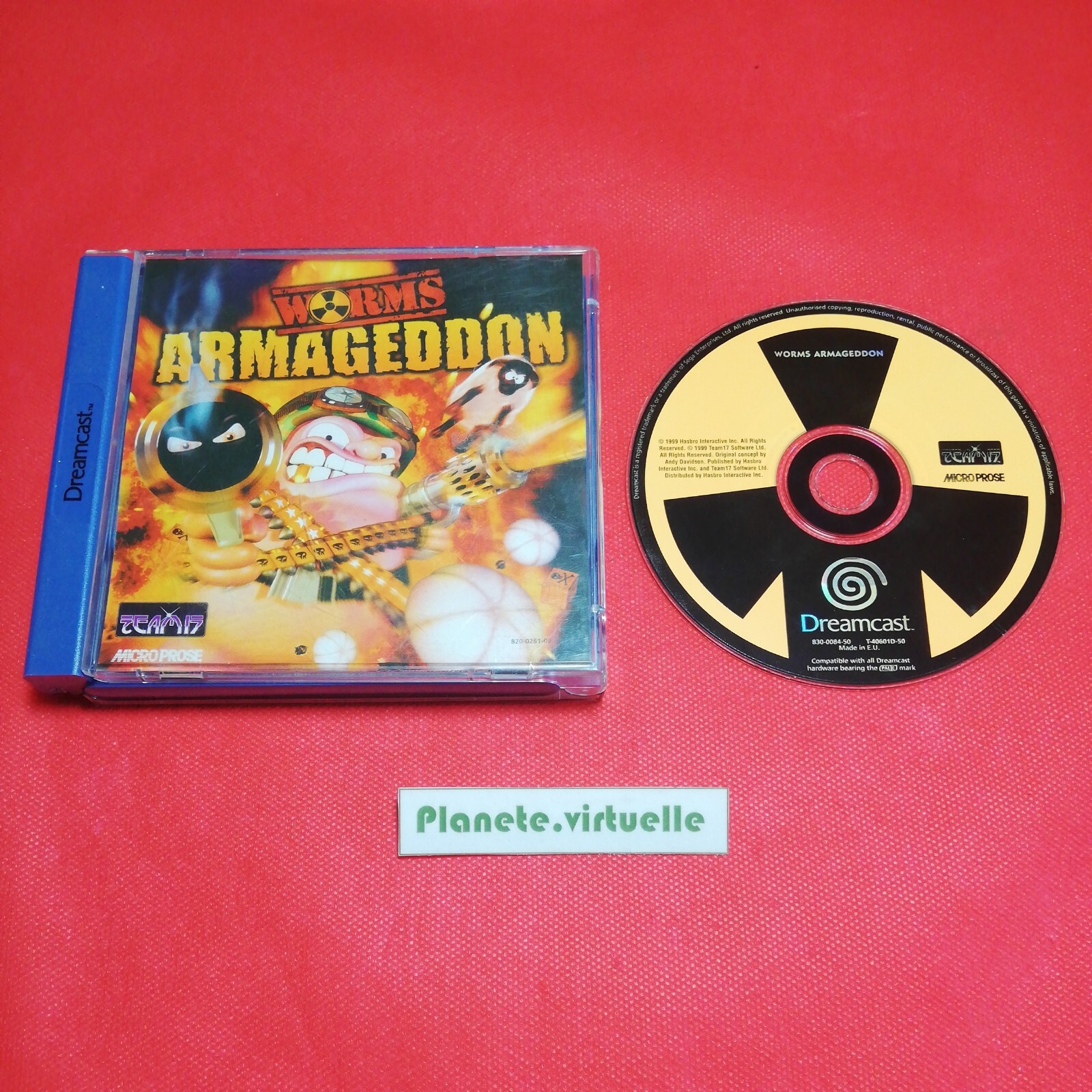 WORMS ARMAGEDDON DREAMCAST SEGA  PAL EUR  🌟 