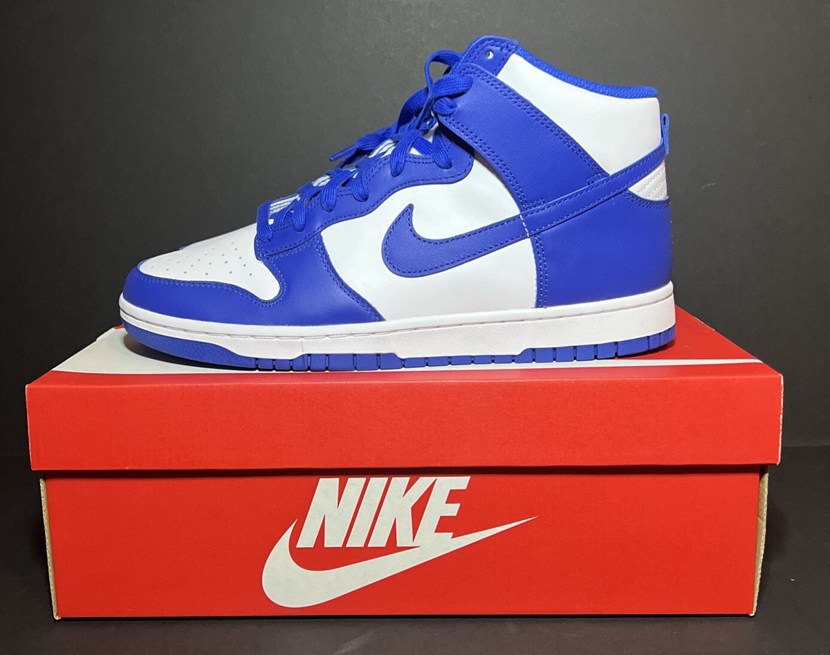 ✓ 2021 Nike Dunk High Game Royal Kentucky Sneakers DD1399