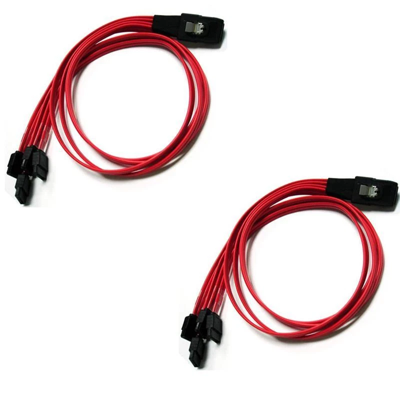CBL-SFF8087OCF-05M SFF-8087 36P Mini SAS to SATA Splitter Data Cable Cord (2pcs) - Image 2 of 4