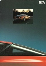 Renault Alpine GTA V6 & V6 Turbo 1990-91 UK Market Sales Brochure