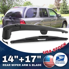 14" & 17" Rear Wiper Blade & Arm All season OEM Quality US All Season Set of 2