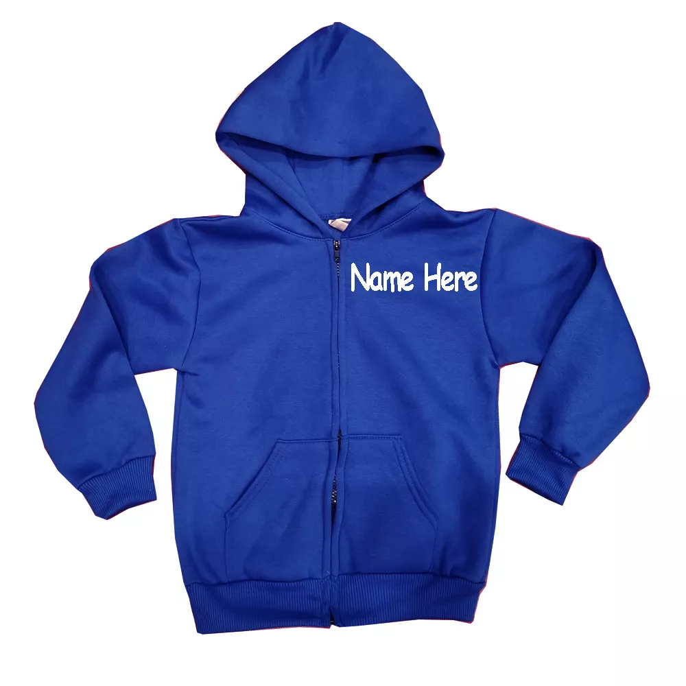 Royal blue top youth hoodie