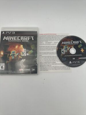 Minecraft PlayStation 3 Edition (Sony PlayStation 3 PS3, 2014) CIB - W/Manual
