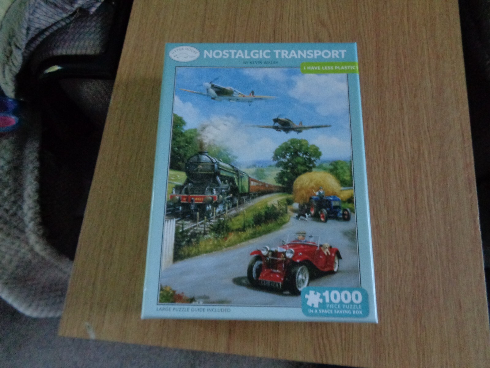Otter House 1000 Piece Jigsaw Puzzle 'NOSTALGIC TRANSPORT' Kevin Walsh,complete