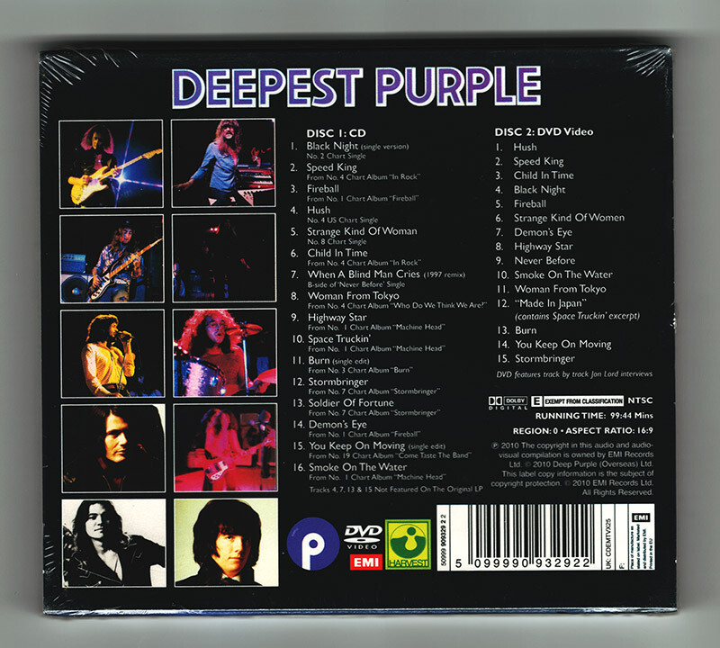 Deep Purple - Deepest Purple : 30th Anniv. Edition, CD/DVD Boxset