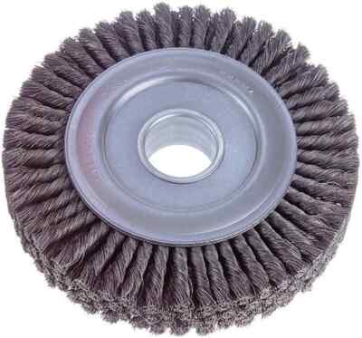 Osborn 26867 wide face Knotted Wire Wheel Brush,  Bristle, 4500 RPM, 10'' Dm