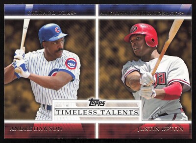 2012 Topps #TT-16 Andre Dawson / Justin Upton Timeless Talents     Card