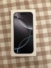 Apple iPhone 16 Pro (White Titanium) – Retail Box Only – NO iPhone