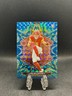 2024 Panini Mosaic - Rookies Luke McCaffrey #376 Reactive Blue Mosaic Prizm (RC)