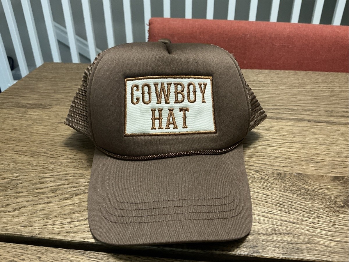 る〜か　ブラウン David and Young Country Club Hat Brim Western Style - Cowboy Hat