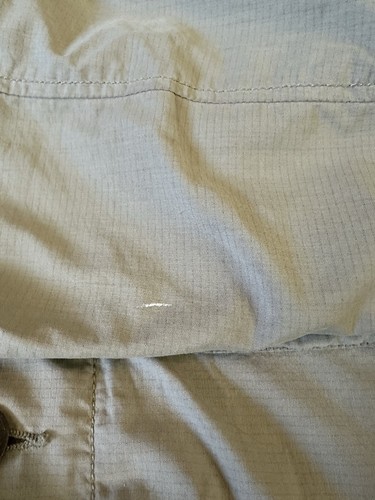 Vintage Royal Robbins 90s Khaki Safari Jacket Full Zip & Buttons 6 Pockets Sz M - Picture 8 of 8