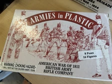 Armies in Plastic: War of 1812 British Army Rifle Company - 1/32 Scale (54mm)