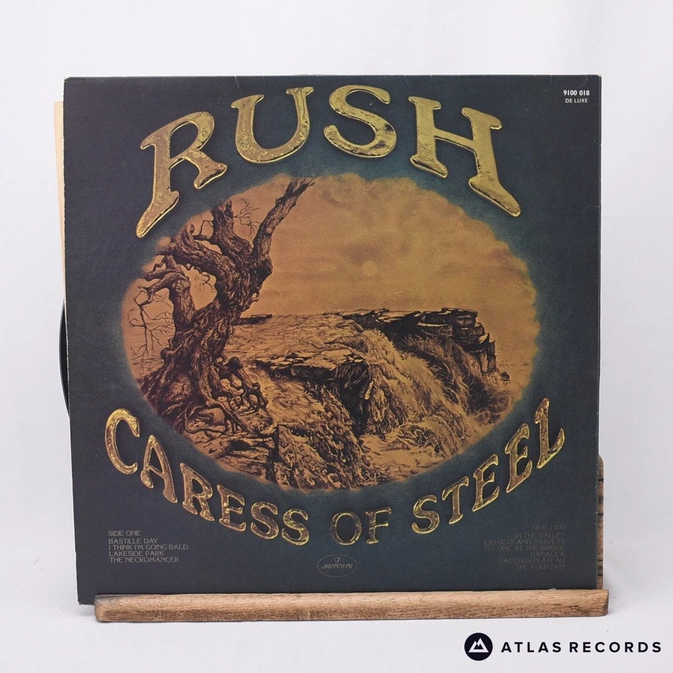 Rush Caress Of Steel 1Y//1 2Y//1 Gatefold LP Album Vinyl Record - EX/VG+ - Image 4 of 4
