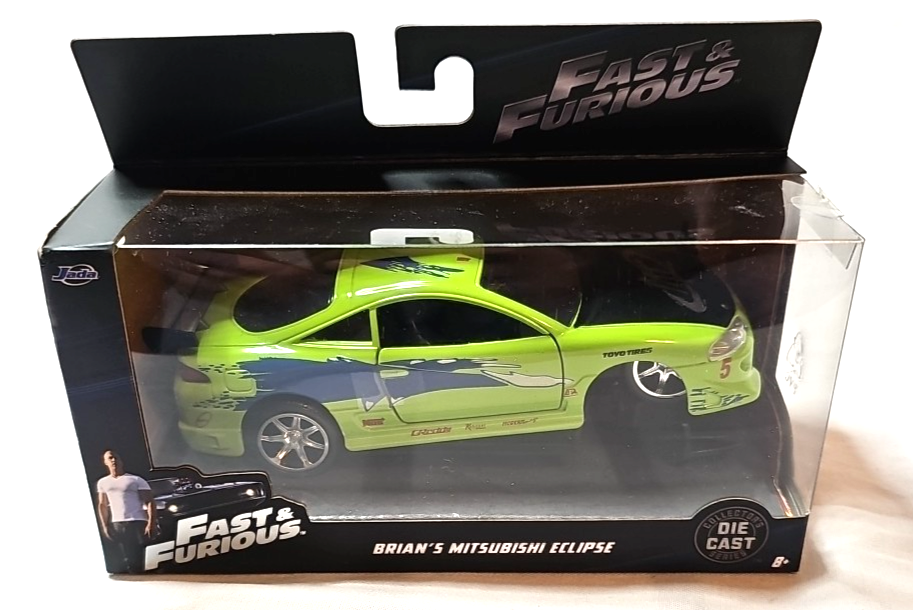 Jada Fast Furious Brian's Mitsubishi Eclipse 1:32 Scale - RARE