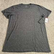 NWT TYR Dark Gray Knit Men s Tee Unisex Sz L NEW