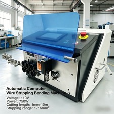 Automatic Computer Wire Stripping Bending Machine 1-16mm² Wire Bender Stripper