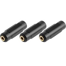 3.5mm Stereo Jack to 3.5mm Stereo Jack Adapter Connectors Stereo Coupler Fema...