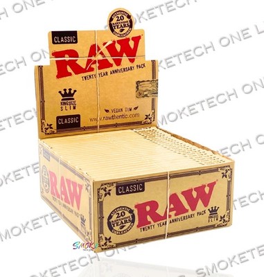 RAW Classic 20 Year Anniversary Pack - King Size Slim (Full Box)