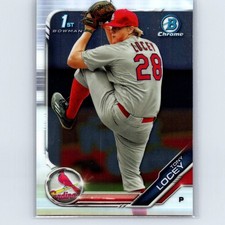 2019 Bowman Draft Tony Locey #BDC-70 Chrome St. Louis Cardinals