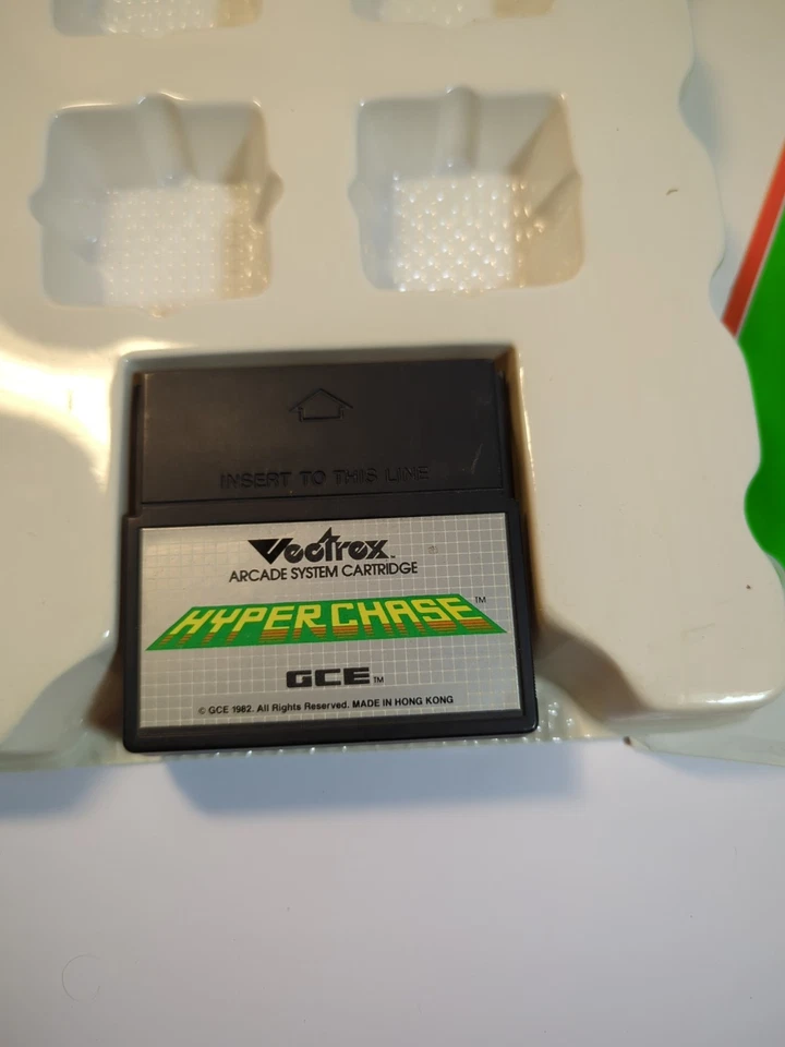 Hyper Chase Vectrex Game COMPLETE CIB manual box cart - Tested And Works - Image 4 of 4