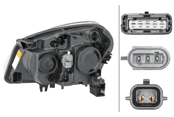 Projecteur principal Hella 1EF 238 042-021 pour optique avant de voiture OE 26010-JD900