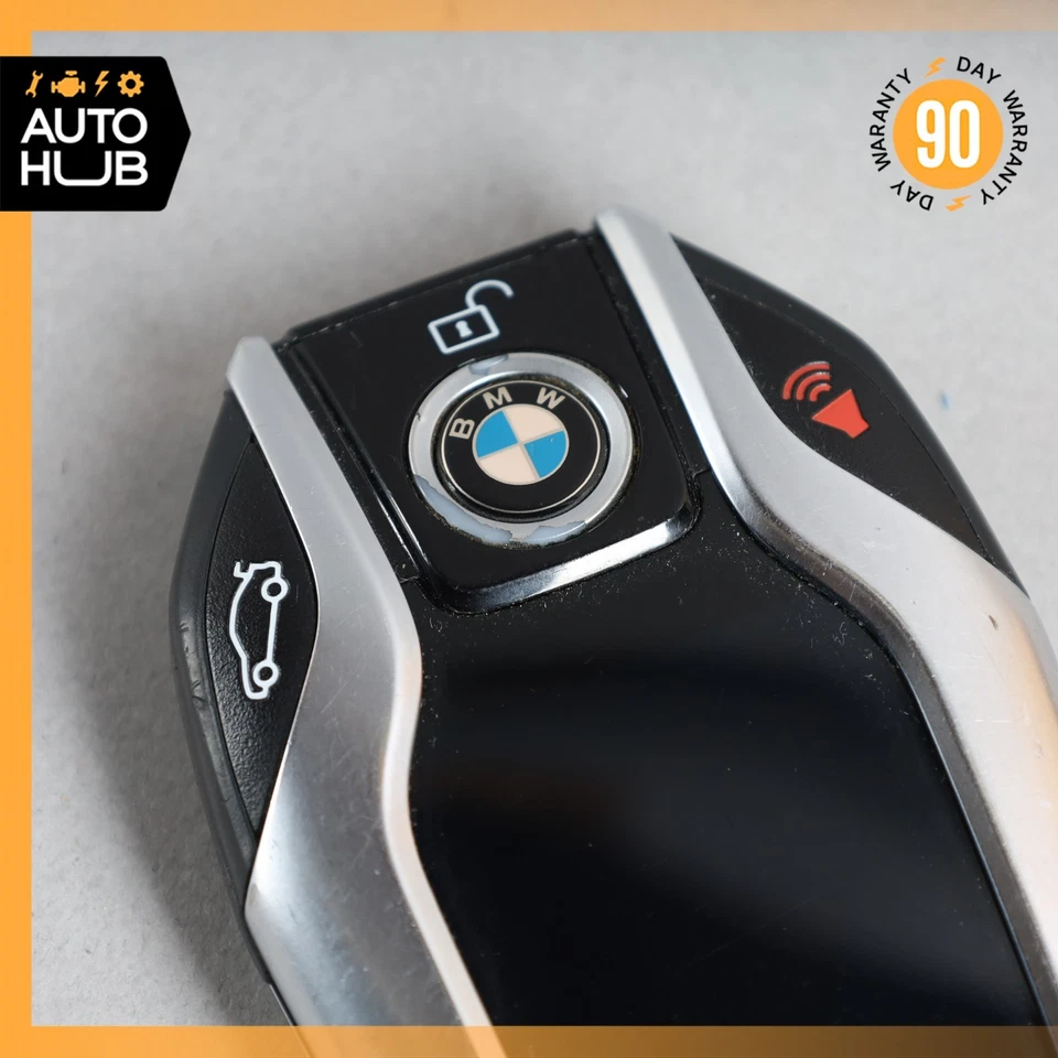 16-19 BMW G12 740Li 750i display LCD tela inteligente controle remoto chaveiro 2413262 fabricante de equipamento original - Imagem 3 de 4