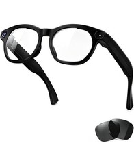 Smart Camera Glasses - 8MP HD Camera and Bluetooth Audio, 1080P Video Photo