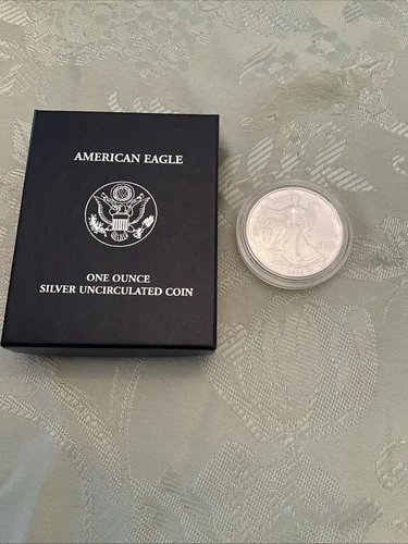 2006 AMERICAN SILVER EAGLE BULLION 1 OZ COIN US MINT ASE #9 $1 START NO RESERVE