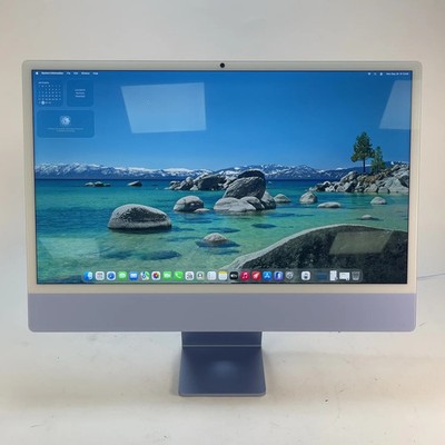 2024 Apple iMac 24'' M4 10 Core 4.5GHz 16GB RAM 512GB SSD Blue MWV33LL/A