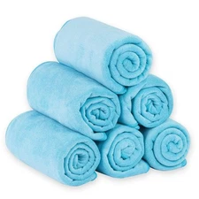 JML Microfiber Bath Towels, Bath Towel Set (6 Pack, 27" x 55") - Extra Absorbent