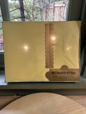 MCM Case Stationery Set Vintage Envelopes Classic Gold 1960s Sealed Made In USA