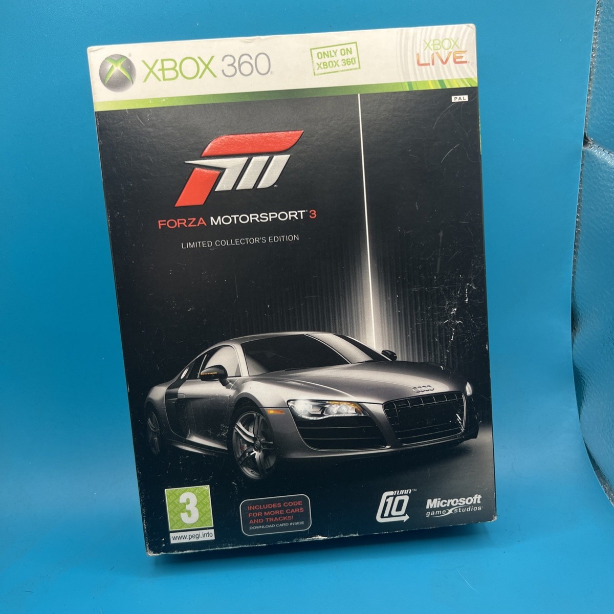 FORZA MOTORSPORT Limited Collectors Edition Keyring Included, No USB Xbox  360