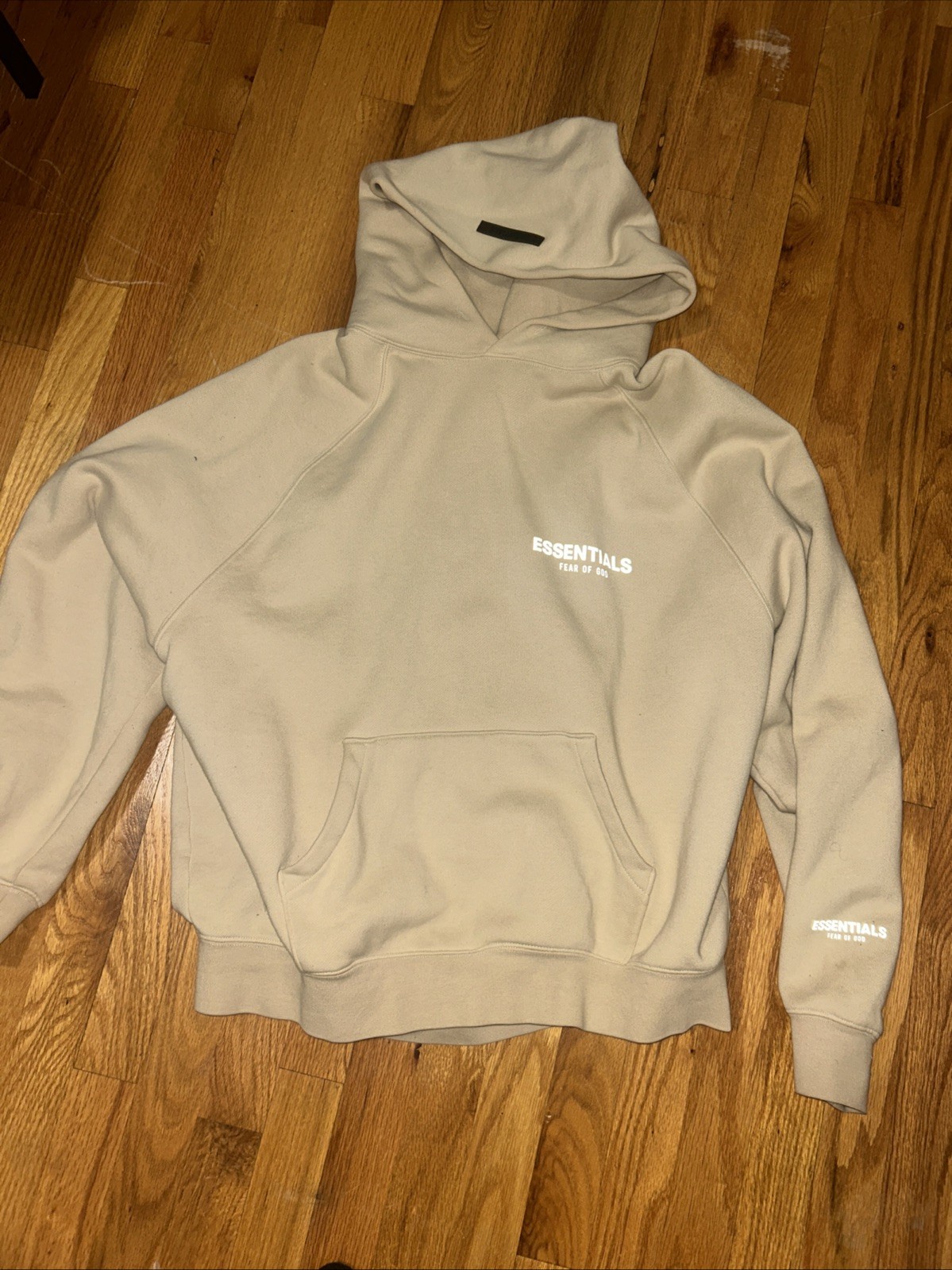 Authentic Essentials Cream Medium Mens hoodie - image 1