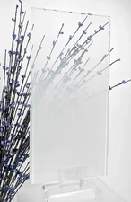 Etched Glass Sheets - 96" x 130" x 1/4" - White Laminated